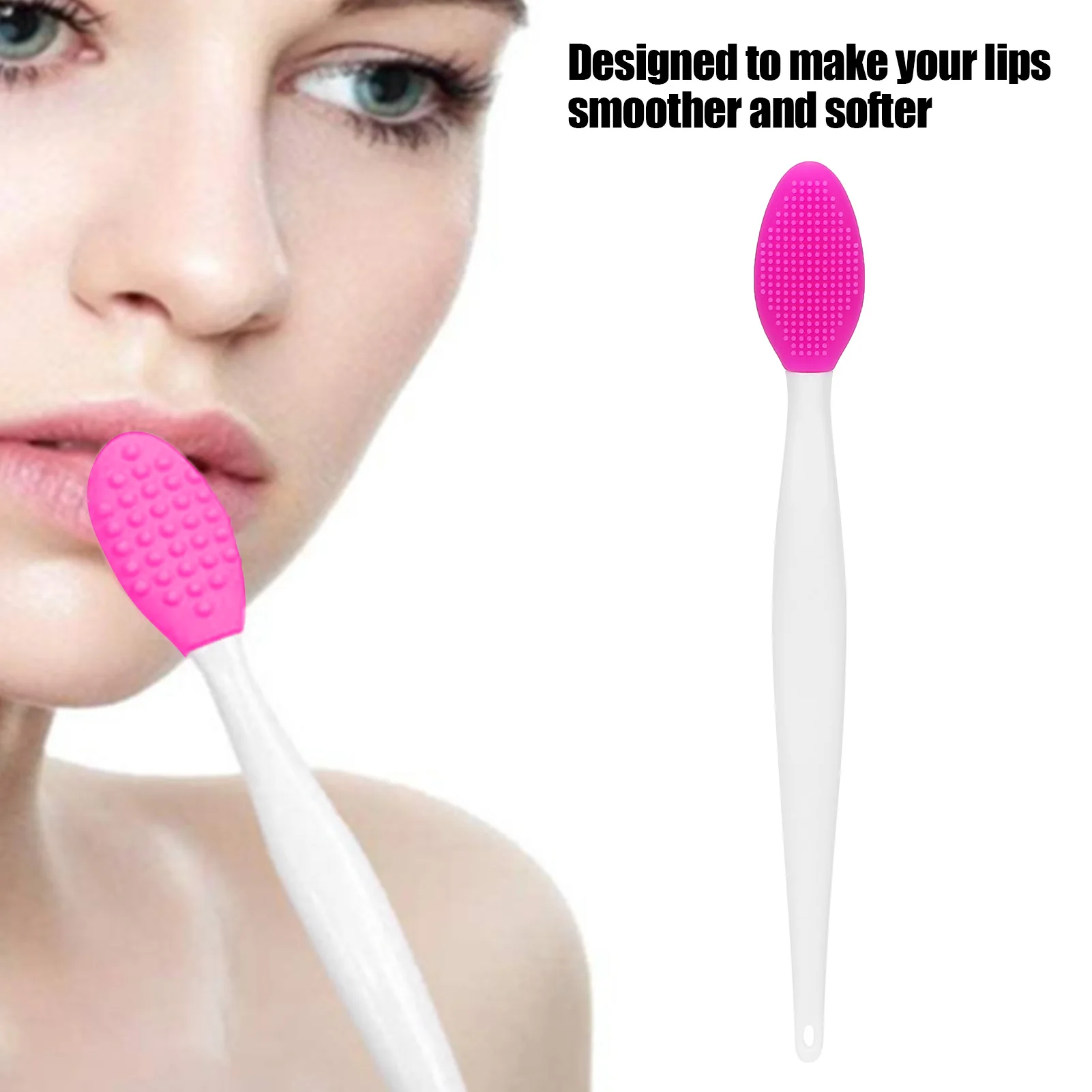 1PC Beauty Skin Care Wash Face Silicone Brush Exfoliating Nose Clean Blackhead Removal Brushes Tools With Replacement Head
