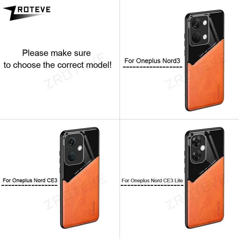 Premium Zroteve PU Leather Car Magnetic Shockproof Phone Case