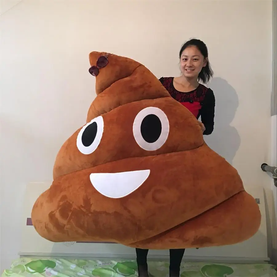 1PC Poop Plush Pillow Funny  Poop Plush Toy Funny Triangle Emotion Cushion Cute Decorative Stuffed Toy Brown Gift for Kids Gift pet pets supplies garbage bags poop bag dispenser portable dog poop waste bag holder outdoor puppy cat pick up organizer