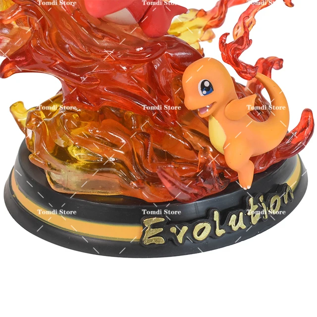 Pokemon Anime Figure Mega Charizard X Special Effects Figures Charizard  Dragon Evolution with Led Night Light PVC Model Toys - AliExpress