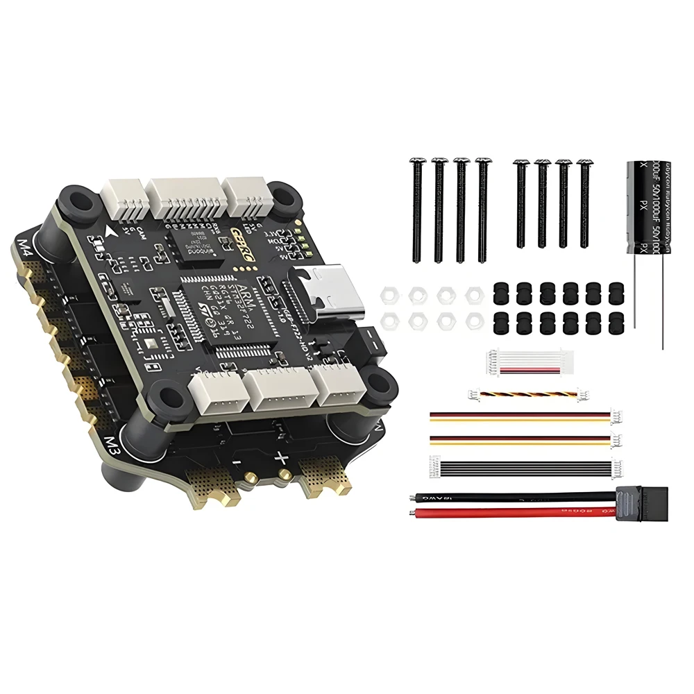 GEPRC TAKER F722 BLS 65A V2 Flight Stack F722-HD V2 Flight Controller TAKER H65_8S_BLS 65A 4IN1 ESC fc&esc stack flight controller