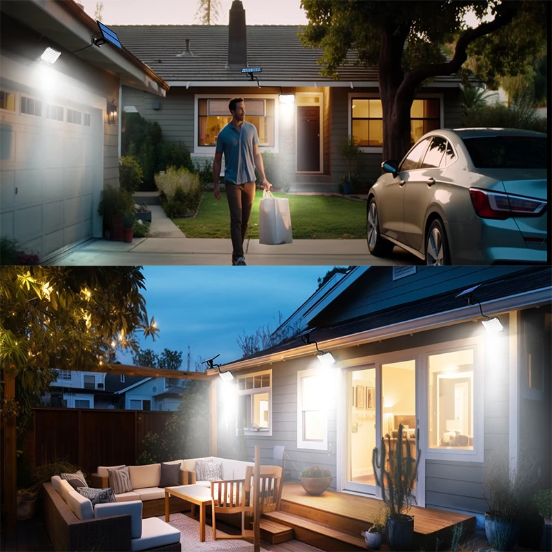 Description Picture 4 of itemSolar Light Outdoor Super Bright Motion Sensor Solar Strong Power LED Garden Wall Lamp IP65 Waterproof 3 Working Mode