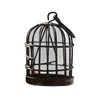 1pc New 1:12 Scale Metal Bird Cage with Bird Birdcage Dollhouse Miniature Gold Tone 6