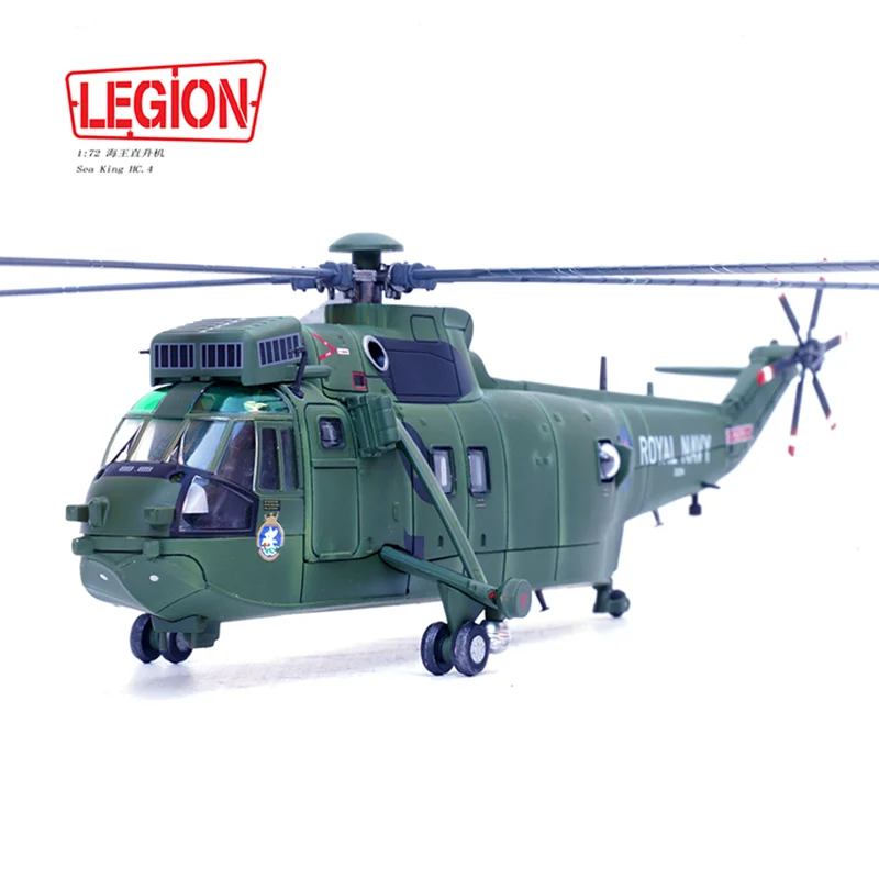 

1:72 Scale Diecast Alloy 14008LH HC.4 ZA294 Royal Navy 846th Squadron 1980 Military Aircraft Model Classics Toys Gifts Display