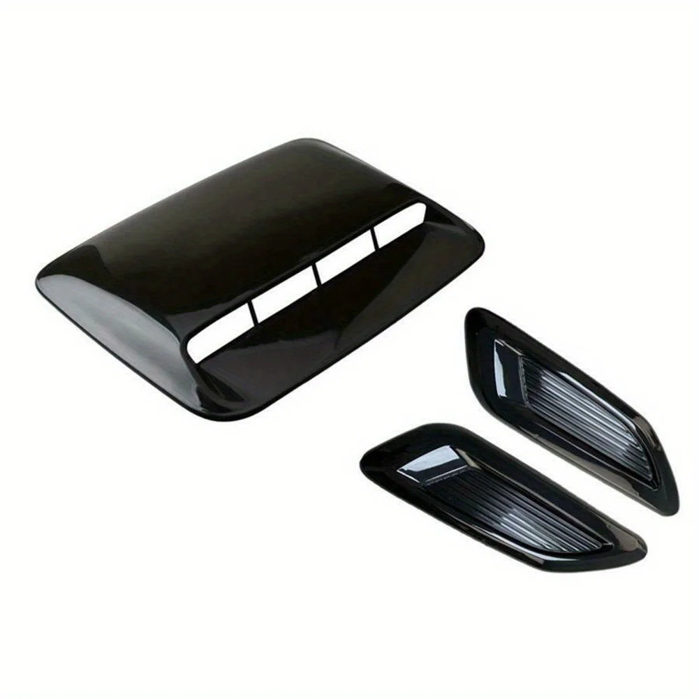 Air Outlet Abdeckung Dekoration Trim Universal Kunststoff Auto Haube Scoop Gefälschte Luftstrom Intake Vent Abdeckungen Auto Außen Zubehör – Detail 7