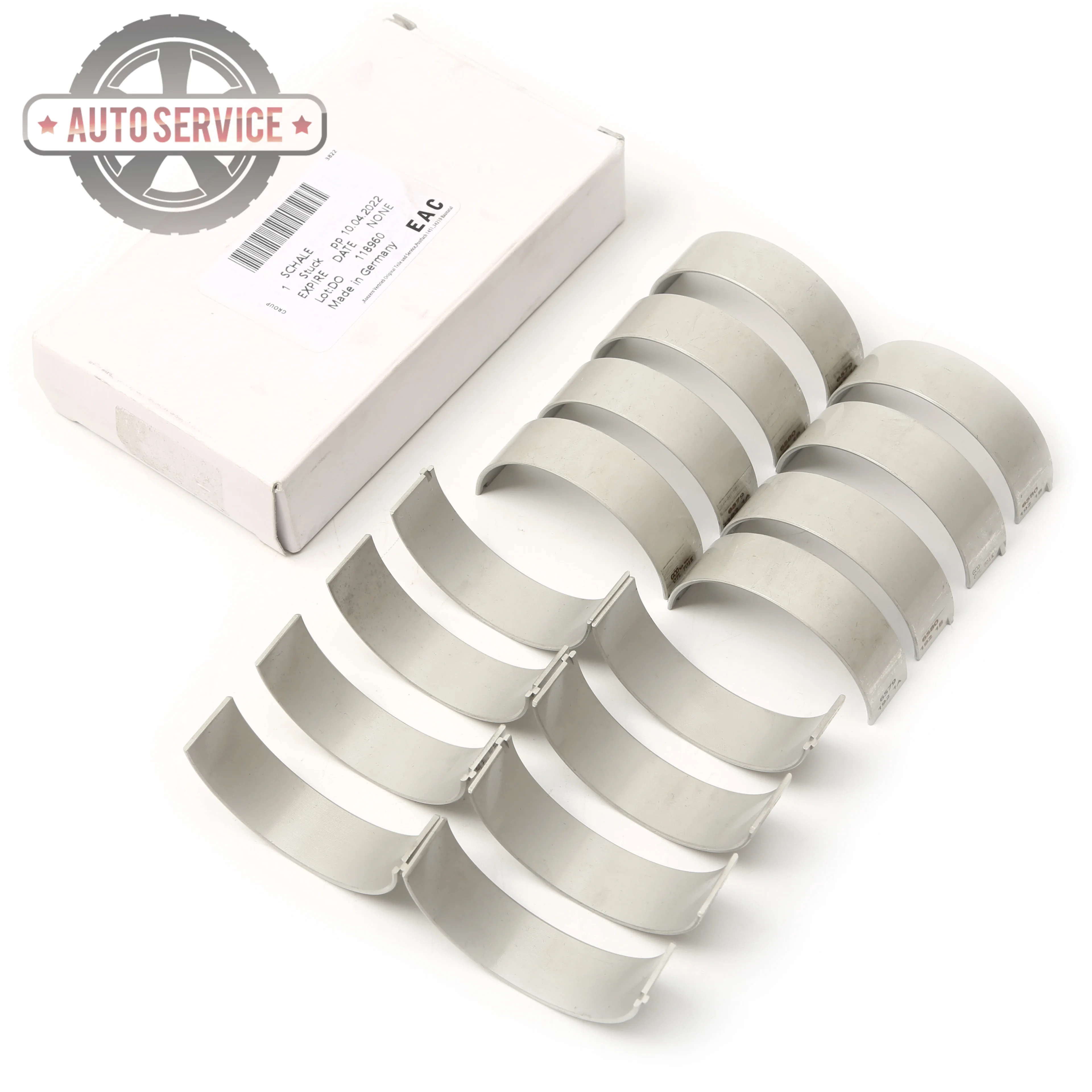 

07L105701K 079105701P New Engine Connecting Rod Bearings Set 16PCS For Audi A6 S6 A7 Sportback CEUC 4.0 TFSI V8 A8 RS4 4.2L V8