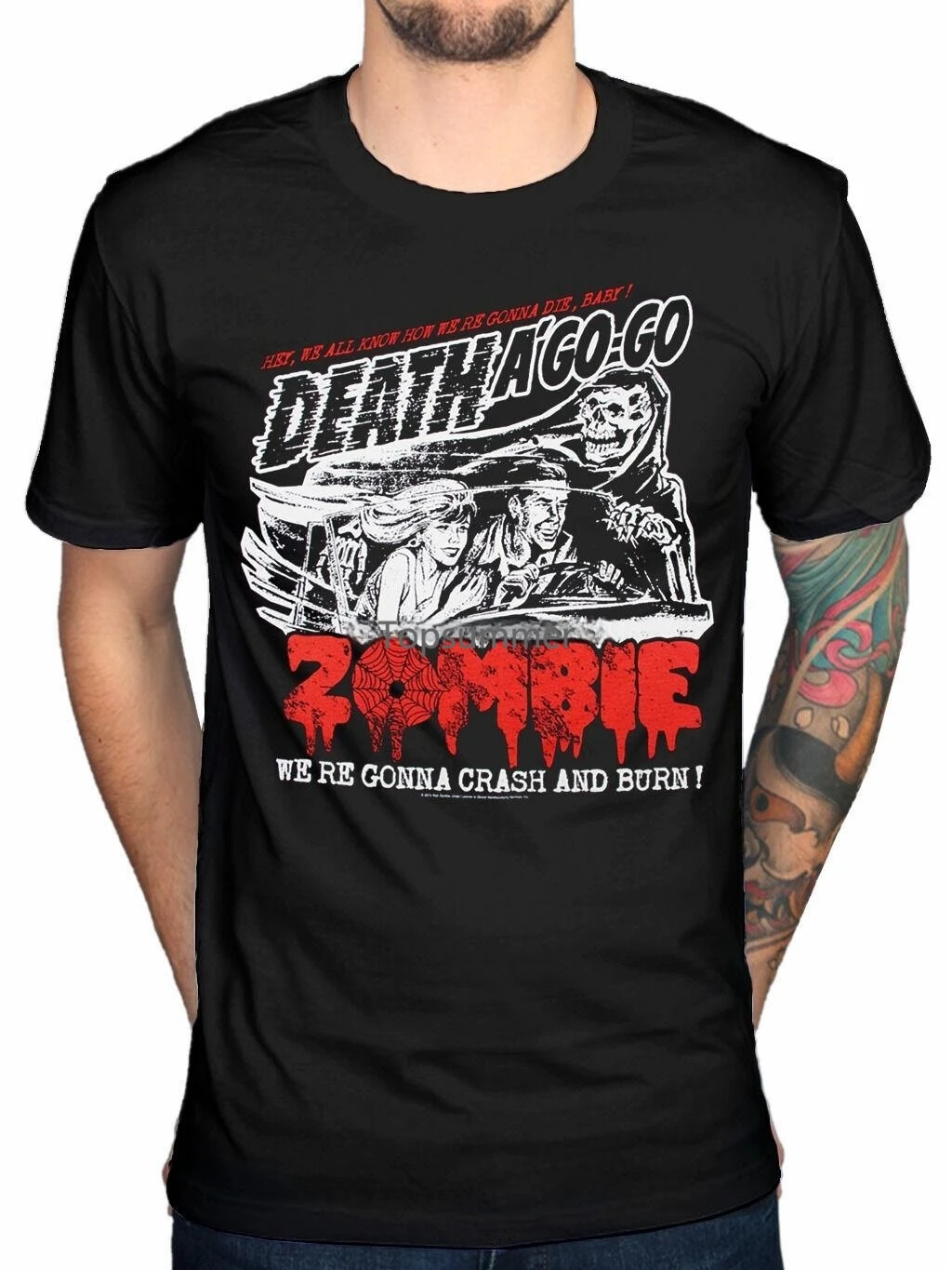 Rob Zombie Zombie Crash T-Shirt The Sinse Urge Mondo Sex Head Rock