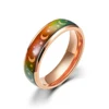 AsJerlya Classic Body Temperature Change Color Mood Ring Star Moon Stainless Steel For Women Men Smart Discolor Rings Best Gifts 2
