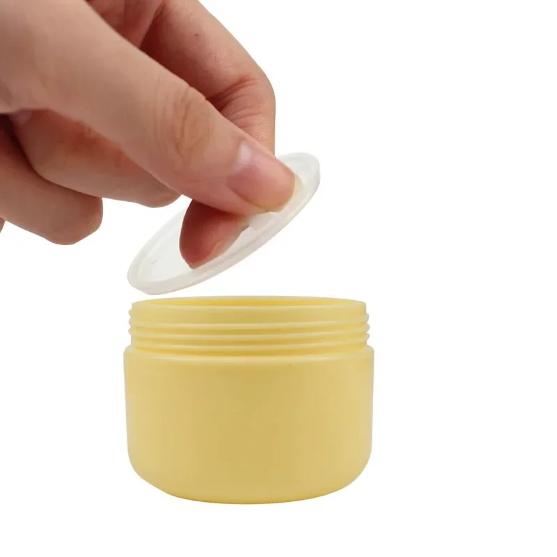 50PCS 10ml 20ml 30ml 50ml 100ml Plastic PP Empty Makeup Cream Jars Pot Face Cream Lotion Cosmetic Container