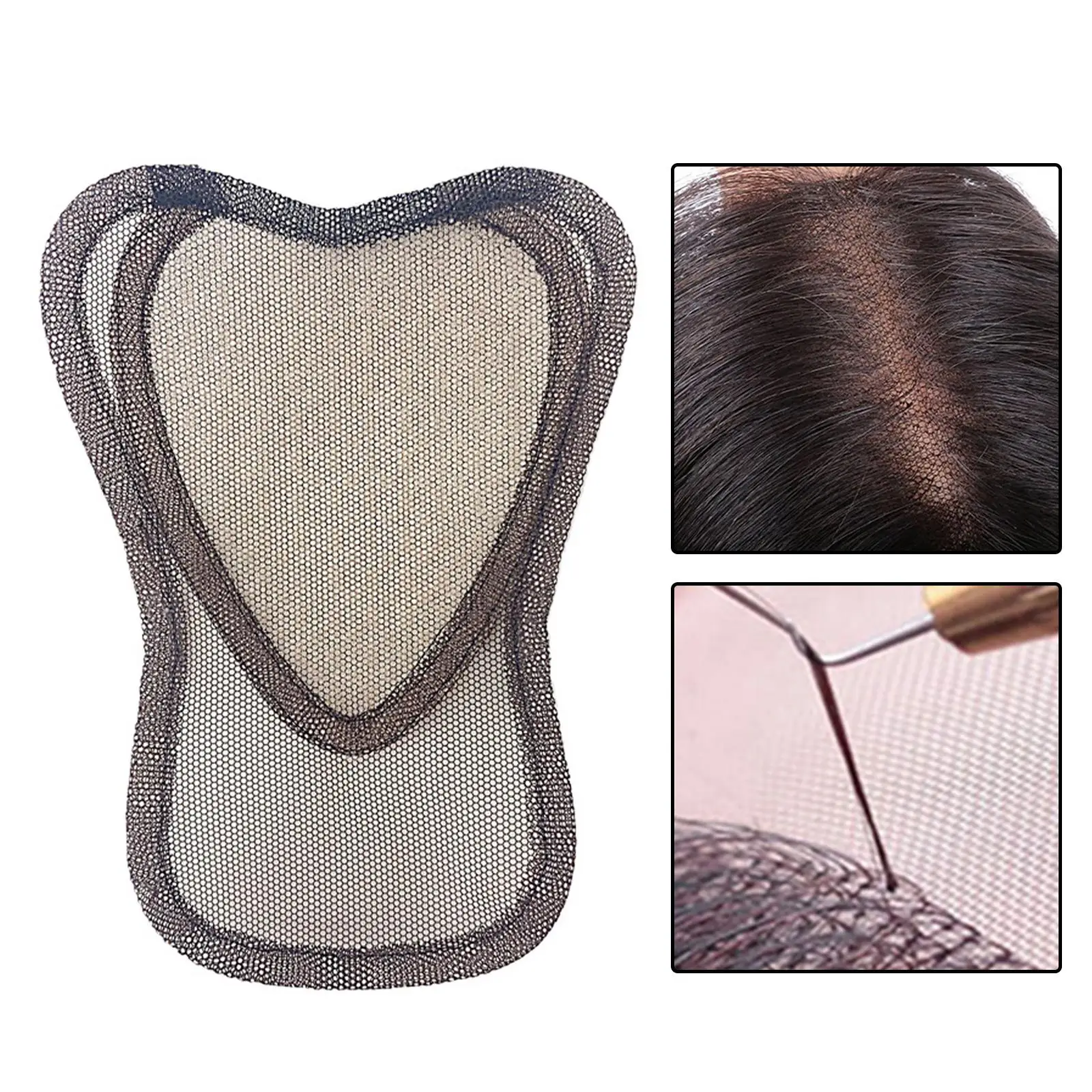 Wig Cap Heart Shape Hair Net Thin Women Elastic Invisible Stretchy Nylon Real for Cosplay Stocking Stretchy Wig Caps Accessories