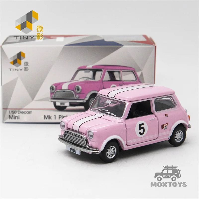 Tiny 1:50 Mini Cooper Mk 1 Pink Diecast Model Car - AliExpress