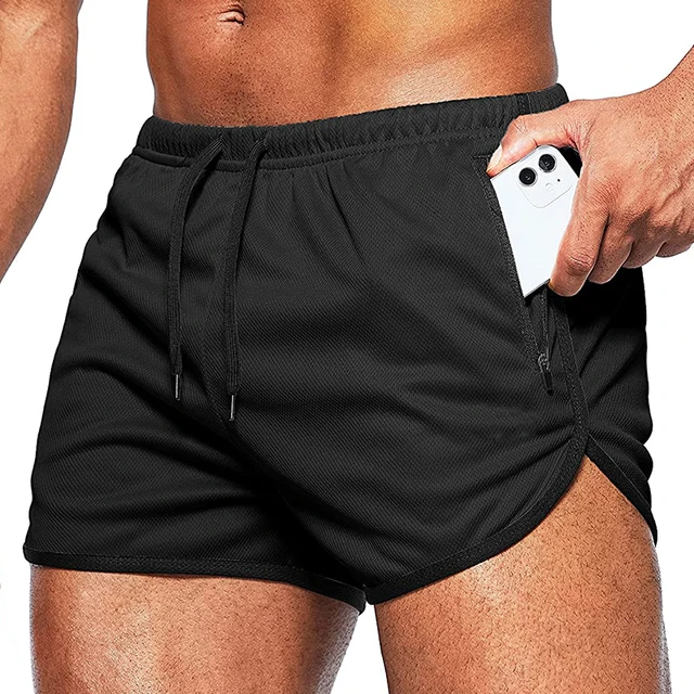 Men's sports running shorts bodybuilding gym shorts lining men short sport  homme sexy mens fitness athletic workout shorts men - AliExpress