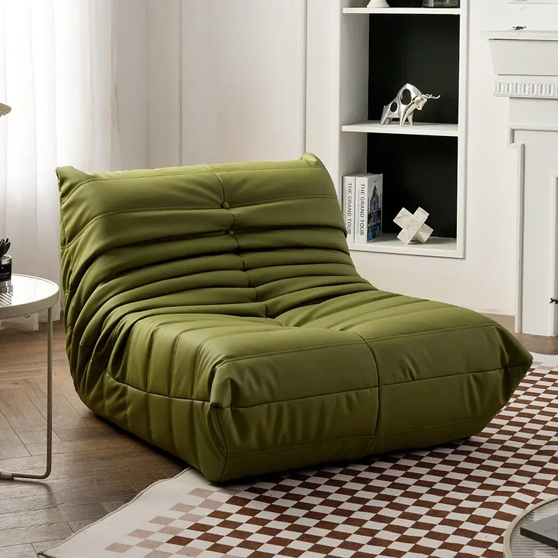 Caterpillar Sofa Simple Tatami Single Sofa Casual Lazy Living Room Recliner Celebrity Balcony Rocking Chair Furniture