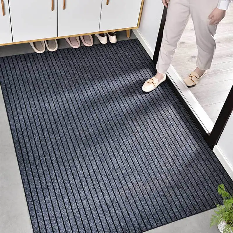 Striped Doorway Foot Mat Entrance Door Mat Balcony Kitchen Mats for Floor Entrance Door