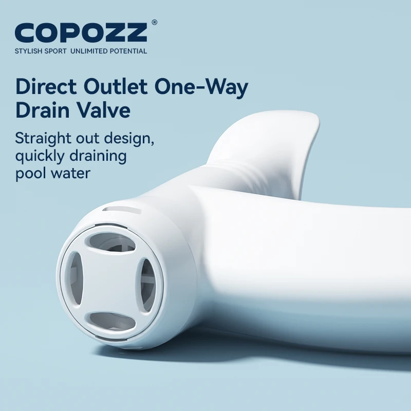 COPOZZ Front Head Swimming Training Snorkel Silicone Mouthpiece For Female Male Youth