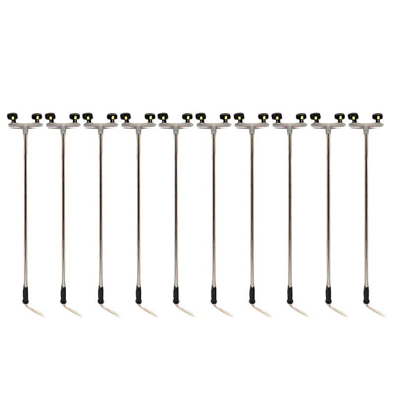 2Led Street Lamp 10Pcs 1:100 Ho Scale Street Light Scenery Mini Lamppost For Sand Table Model 2