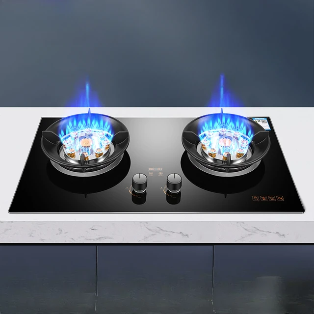 Double Burner Gas Stove, Home Use, Tabletop and BuiltIn High Flame Gas Cooker, HighPerformance Stove, Quick Heat Appliance