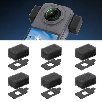 Microfono antivento per Insta360 X4/X3 Migliora la qualità del suono e riduce il rumore Accessori per microfono antivento per microfono