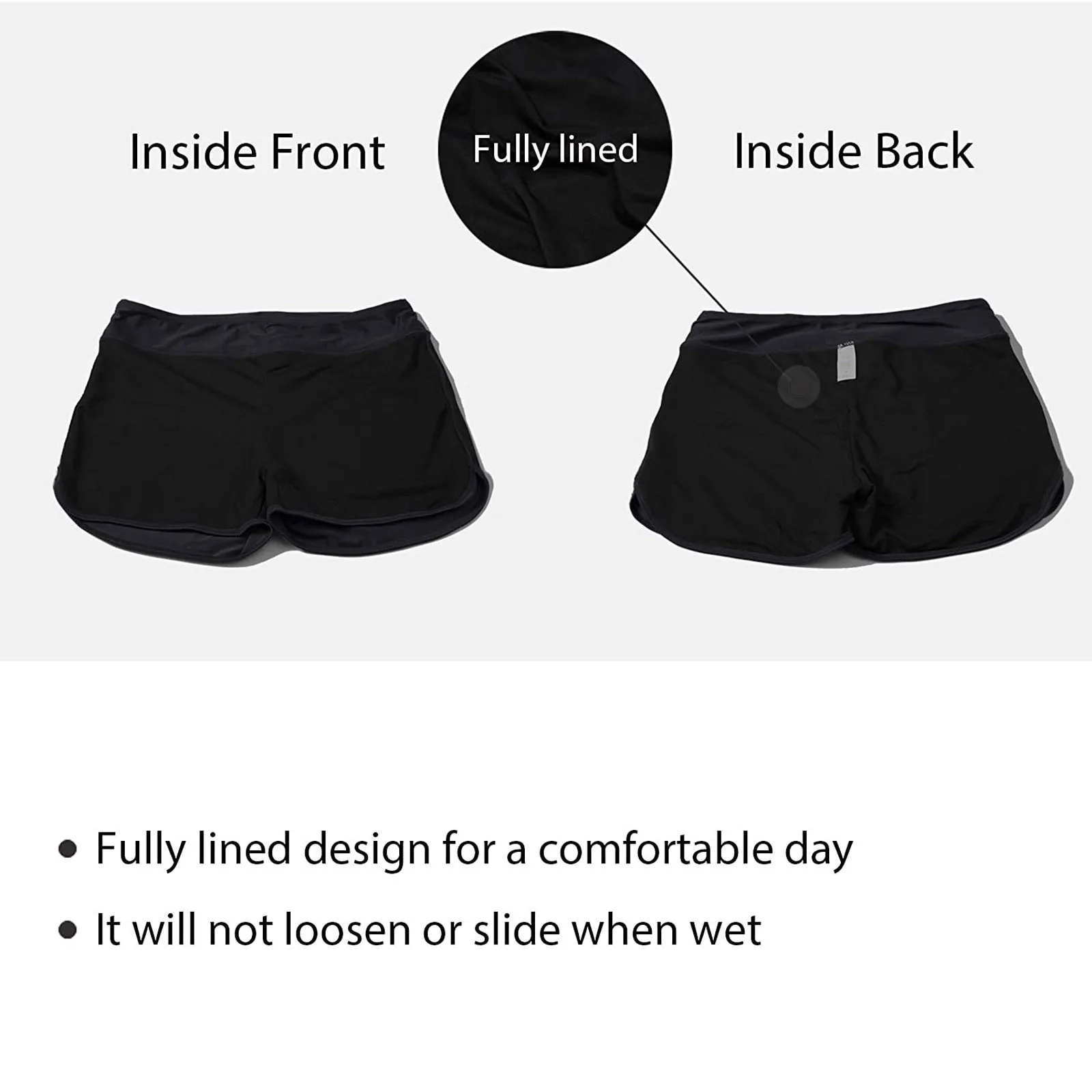 Swimming Pants Women Plus Size High Waist Solid Bikini Bottoms Swim Briefs  Beach Shorts Ruched Bottom Swimming Pants Biquini - AliExpress