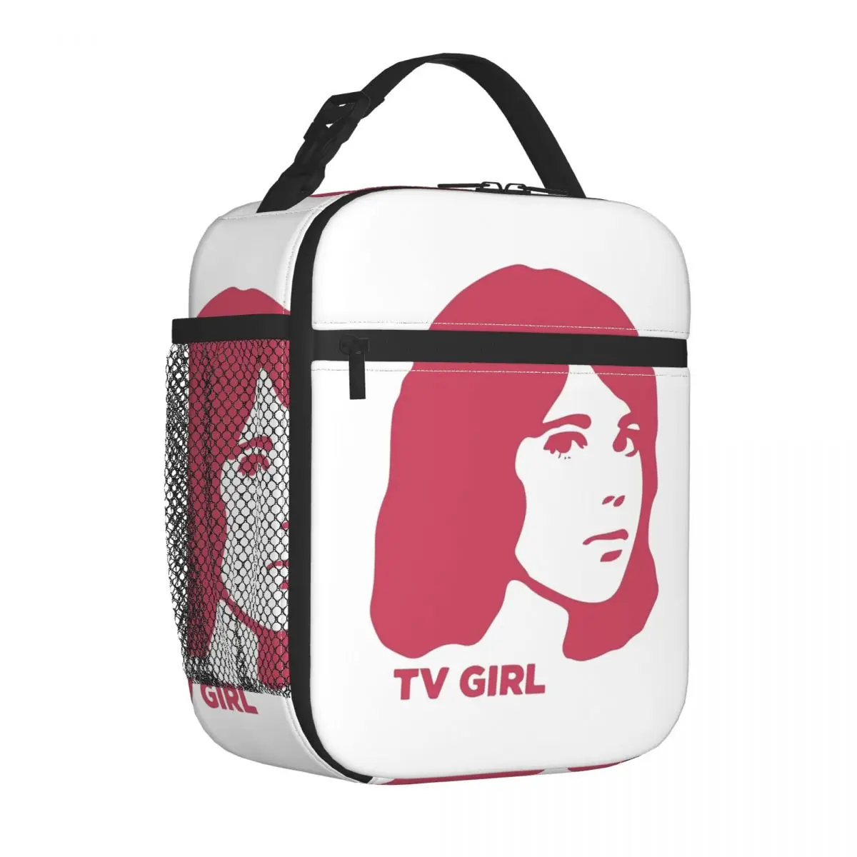 

Теплоизолированная обеденная сумка TV Girl Pink Dream Girl с логотипом, для путешествий, рок-музыкальная группа, Портативная сумка для еды, охлаждающие термоланч-боксы