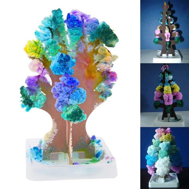 Magic Growing Christmas Tree DIY Fun Xmas Gift Toy For Adults Kids Home