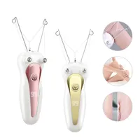 Electric Body Hair Remover Women's Cotton Thread Leg Arm Shaver Razor Lady Beauty Neck Rechargeable Hair Epilator 1