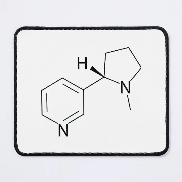 Nicotine Molecule  Mouse Pad Mens Gamer Play Gaming Table Desk Anime Carpet Mousepad PC Computer Mat Printing Keyboard