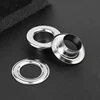 Stainless Steel Flat Eyelets Inside Diameter 5/6/8/10 mm Button Metal Shoe Eye Buckle Leather Rivets File Bag Rack Hollow Nail 1