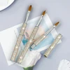 1pc Size#8-#18 Diamond Nail Kolinsky Brush,Acrylic Powder Nail Brush 1