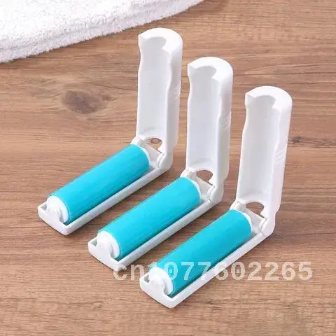 

Portable Dust Catcher Roller with Washable Cover for Wool Sheets Hair Clothes Fluff Lint Drum Sticky Dust Roller