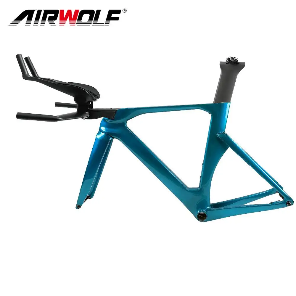 空力トライアスロンバイクフレームセット,ディスクブレーキ,Vブレーキ