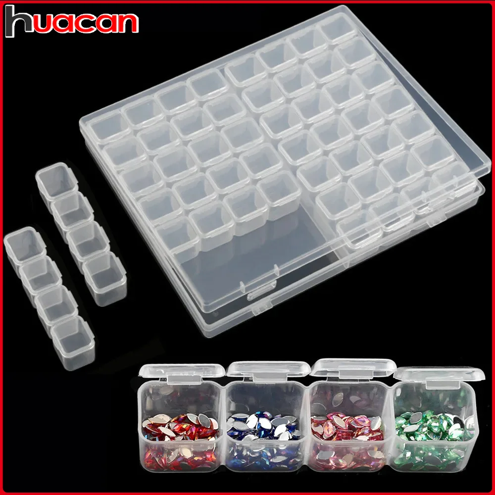 5D DIY Diamond Painting Box Accessories Partition 28/56 Grids Slots Diamond Mosaic Storage Tools Home Decoration Products 1