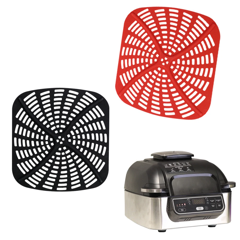 4Pcs Air Fryer Silicone Tray Foldable Replacement Parts For Ninja AG301  Foodi Basket Reusable Liner Dish Kitchen Accessories - AliExpress