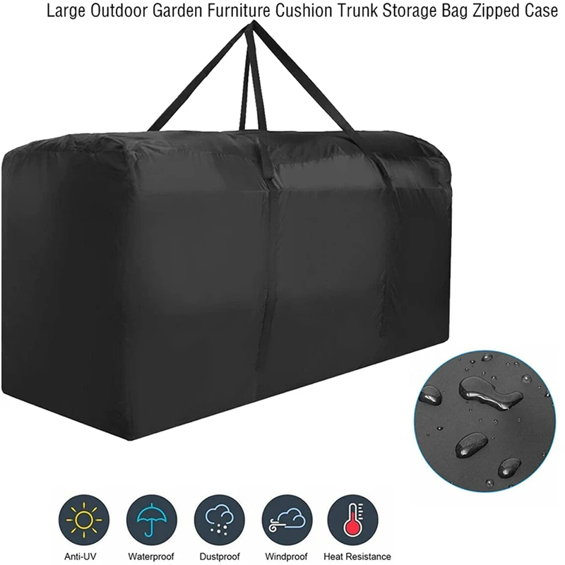 Canvas Tote Bags Large waterproof storage handbag cushion storage bag garden furniture outdoor large handbag bag with handle