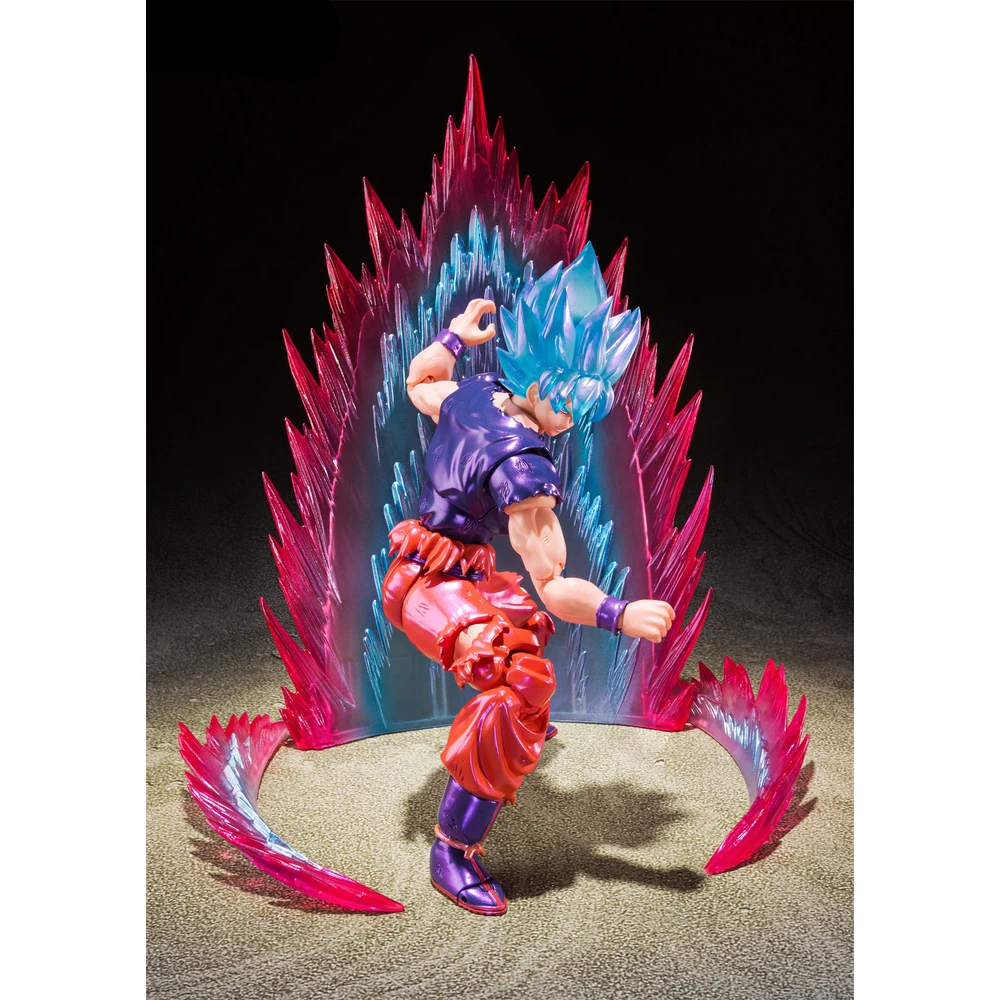 Bandai 2021 NYCC S.H. Figuarts Super Saiyan God Son Goku Kaio-Ken