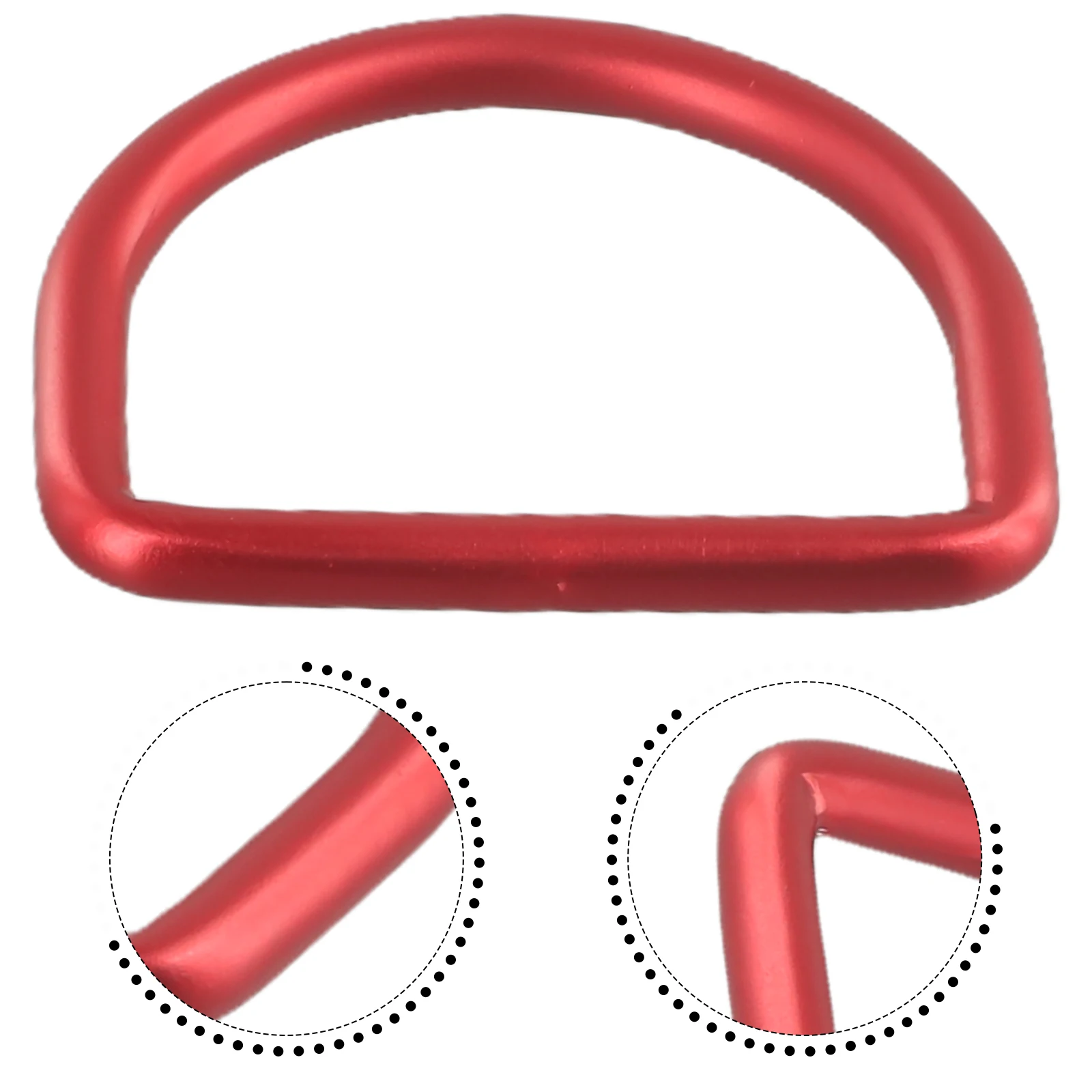 Scuba Diving Weight Belt D-Ring Back Flying Stopper Buckle Snorkeling Replace Accessories 6mm Aluminum