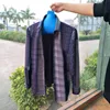 5pcs PVC Inflatable Hangers Clothes Drying Rack Foldable Creative Clothing Storage Holder For Suits Wardrobe Organizer 2