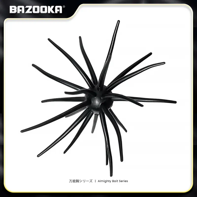 Bazooka TPE Fishing Lure 2g 8g Simulated Sea Urchin Lures Soft Silicone For Bream Pike Bass Mandarin Tilapia Gears Winter Biats - Image 9