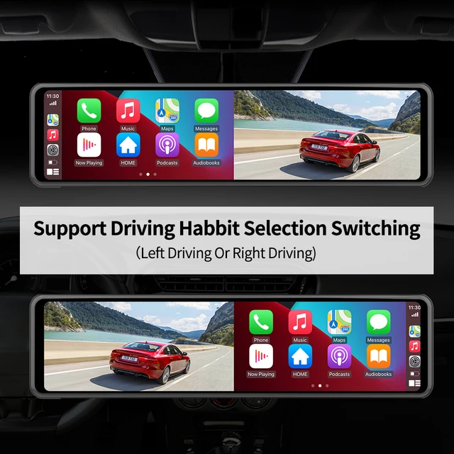 Update 10.26 4K Dash Cam ADAS Wireless CarPlay Android Auto 5G WiFi  Dashboard Dvr Android GPS Navigation Rearview Camera Video Recorder  Dashboard Car DVR From Xselectronics, $72.67