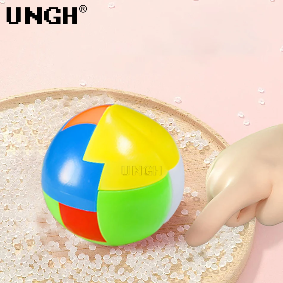 1pcs 3D Puzzle Assembling Ball Education Toys Children Gift 12 Styles  Creative Plastic Mini Multi-color Ball Puzzle Toy