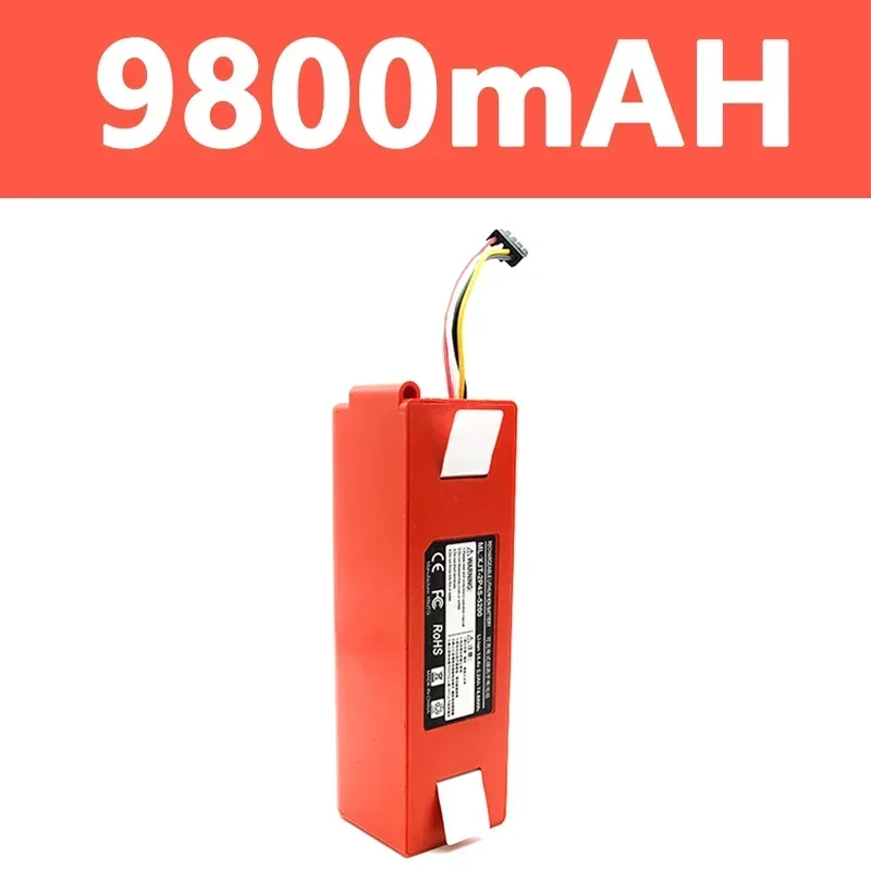 Original Replacement Battery BRR-2P4S-5200D XIAOMI 1S 1ST Roborock SDJQR01RR Sweeping Mopping Robot Vacuum Cleaner 6500mAh power tool battery rechargeable battery vacuum cleaner battery battery replacement
