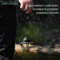 LED Camping Lantern Dimming Emergency Lamp Type C Charging Retro Camping Light 4 Light Modes Multifunction for Fishing Camping 3