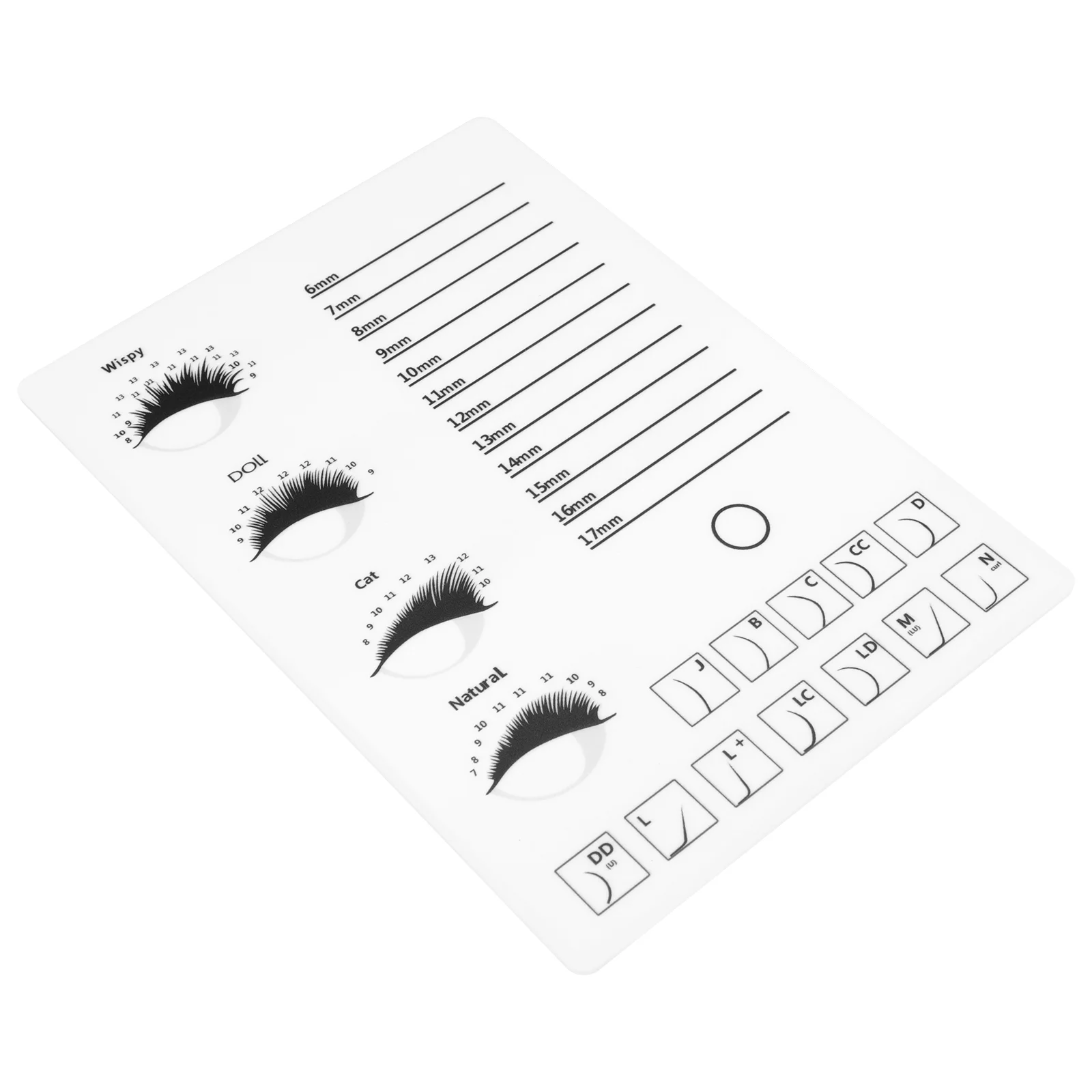 

Organizer Eyelash Display Board Fake Eyelashes Tool for False Acrylic Beauty Salon Supply