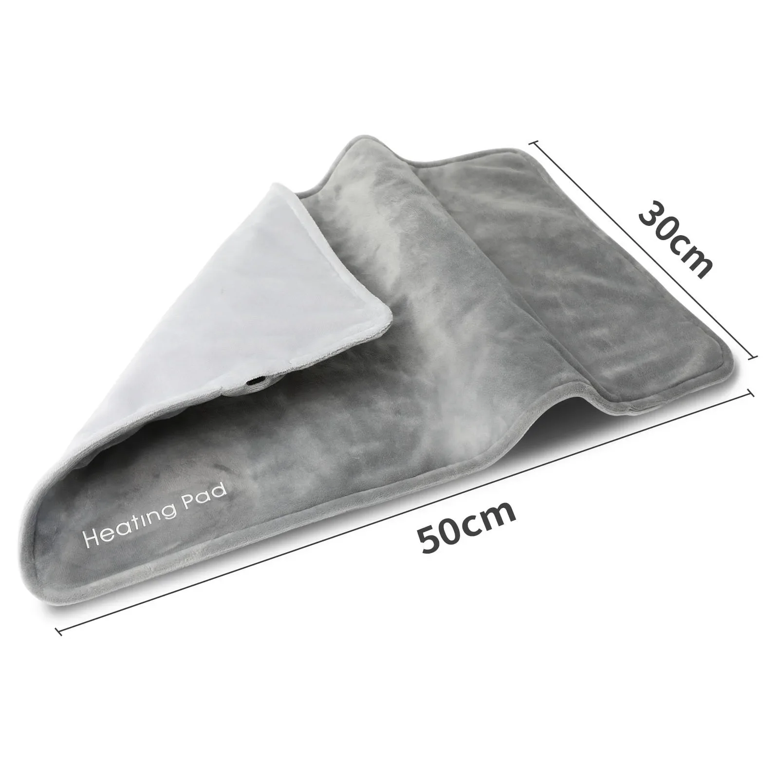 Description Picture 2 of itemUSB 5V Pad for Cramps & Back Pain Electric Heating Relief Heat Pad with 59 INCH Cable Mini Heated Blanket,INCH,Grey,19.6*11.8