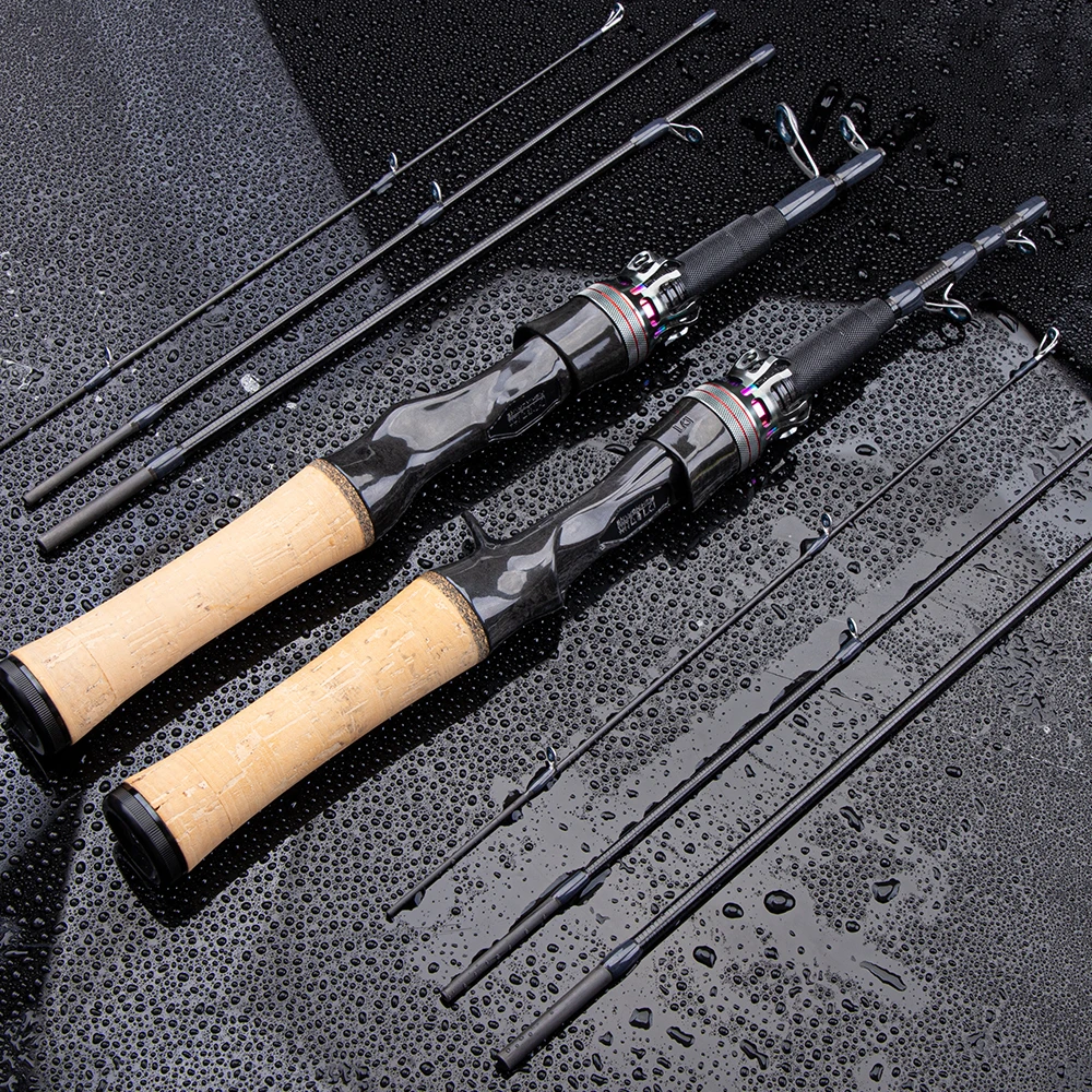 FISHINGFANS Portable Telescopic Position adjust size Fishing Rod