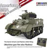 COOLBANK Stuart M5a1 Electric Remote Control Tank Simulation Military Model Toy Scalable, 360° rotation, Children'S Toy Gift 2