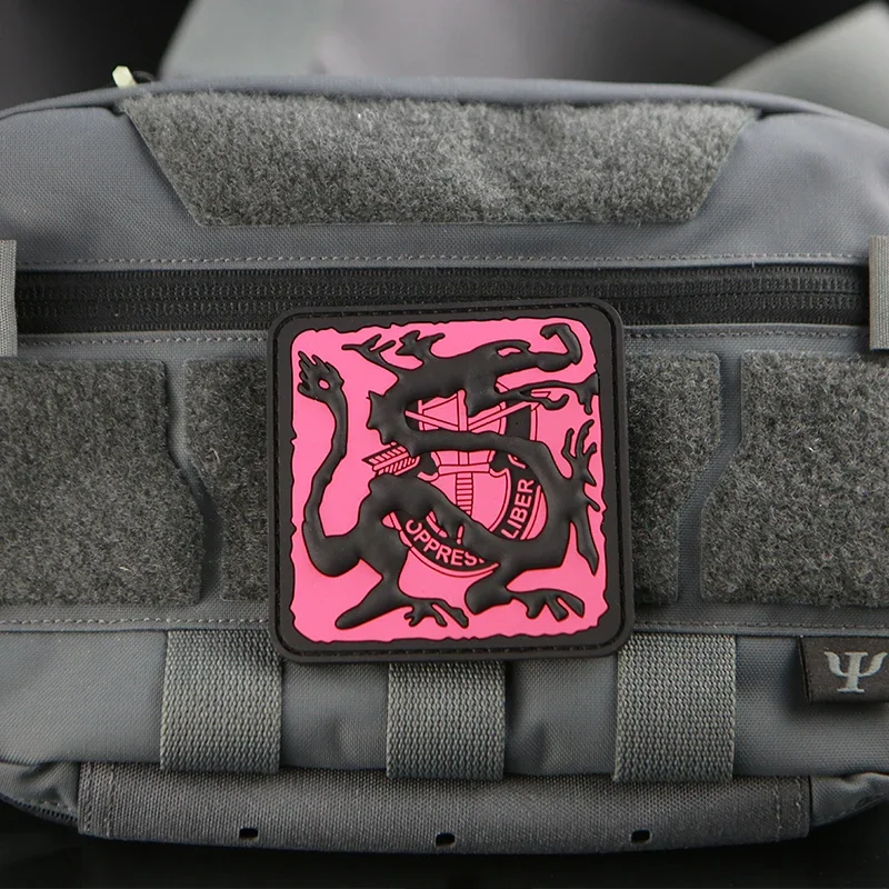 

Ronin Tactics Dragon Pattern Patches on Clothes Morale Badges on Backpack Black Dragon Military Armband Applique for Clothes