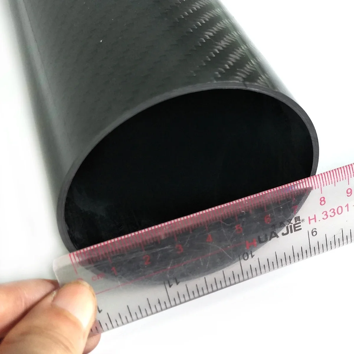 Tube Fibre Carbone 80x76mm 500mm pour Avion RC Hélicoptère