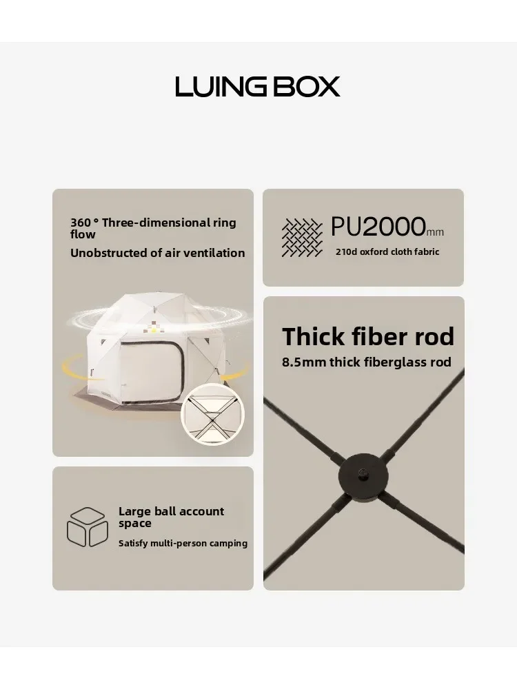 LUING BOX Automatic Folding Camping Tent - image 2