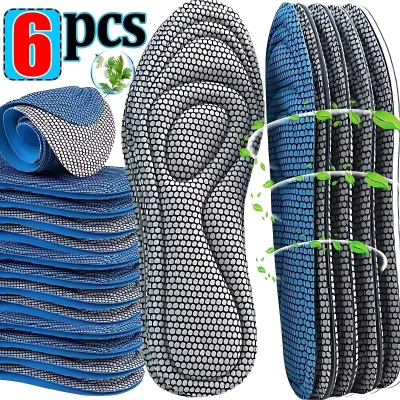 Antibacterial Insoles Soft Memory Foam Orthopedic Shoe Pad Unisex Deodorization Soft Insole Sweat Absorption Sport Shoe Pads shoe insoles orthopedic insoles